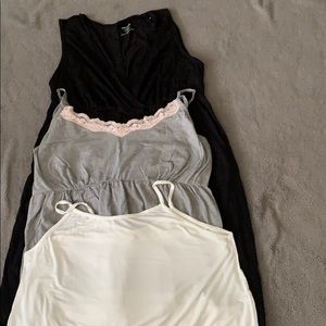 3 maternity/breast feeding nightgowns